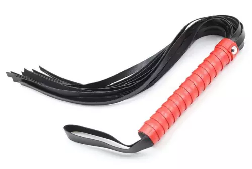 Gerte Hellig 48cm Schwarz-Rot – 3/6