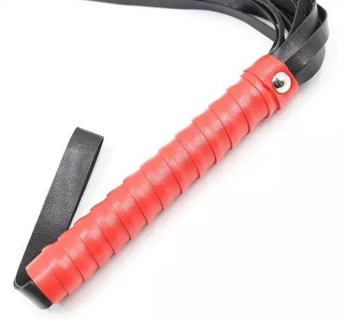 Gerte Hellig 48cm Schwarz-Rot – 5/6