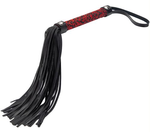 Flogger Tang 40cm Schwarz-Rot