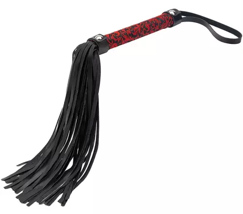 Flogger Tang 40cm Schwarz-Rot – 1/6