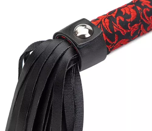 Flogger Tang 40cm Schwarz-Rot – 2/6