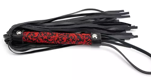 Flogger Tang 40cm Schwarz-Rot – 6/6