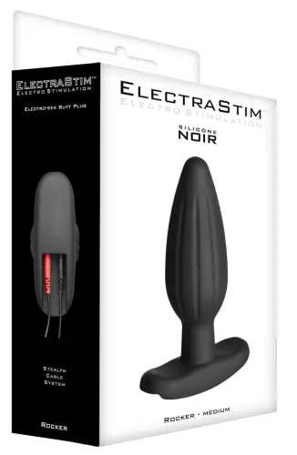 Silikon-Elektrostimulations-Butt Plug Rocker Medium Electrastim 11,5 x 4cm – 2/6