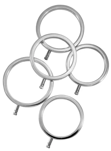 5er-Set Elektrostimulations-Penisringe ElectraRings Electrastim – 1/2