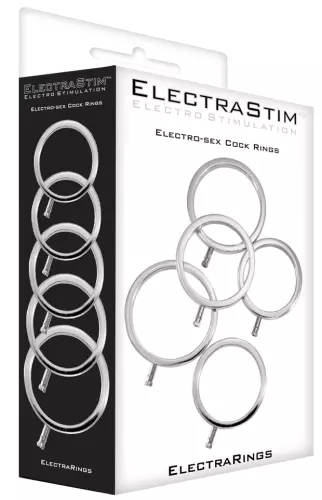 5er-Set Elektrostimulations-Penisringe ElectraRings Electrastim – 2/2
