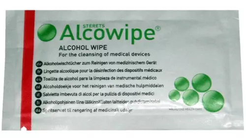 Alkoholhaltige Reinigungstücher ElectraStim x10 – 1/2