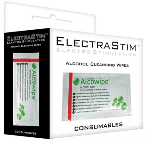 Alkoholhaltige Reinigungstücher ElectraStim x10 – 2/2