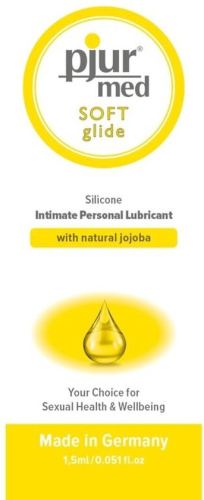 Soft Glide Pjur Silicone Lubricant Sachet 1.5ml