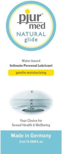 Pjur Natural Glide Water-Based Lubricant Sachet 2ml