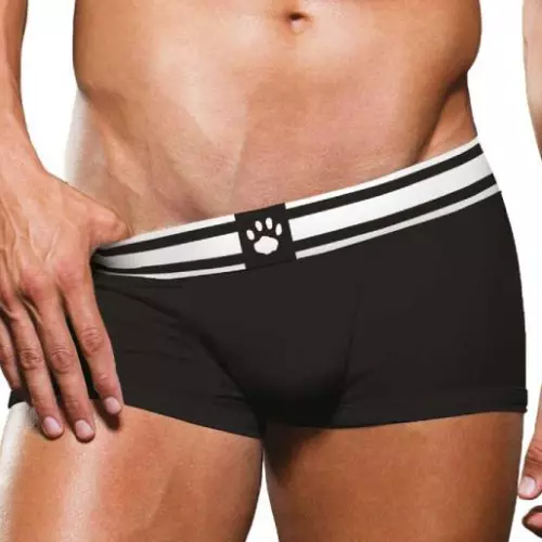 Boxer Trunk Prowler Schwarz-Weiß – 1/4