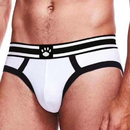 Prowler Slip Brief White-Black