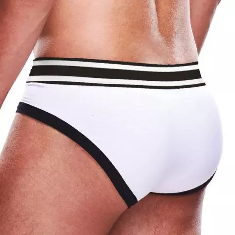 Slip Brief Prowler Weiß-Schwarz – 2/4