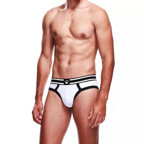 Slip Brief Prowler Weiß-Schwarz – 3/4