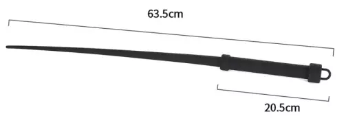 Silikonpeitsche BULL 60cm – 5/6