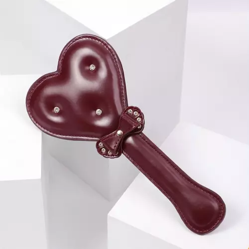 Paddle Bow Heart 30cm Braun – 1/2