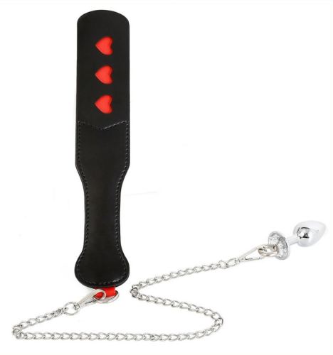 Paddle with Chain and Plug Spank Plug 30cm