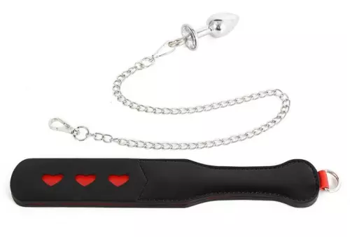 Paddle mit Kette und Plug Spank plug 30cm – 2/9