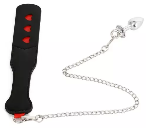 Paddle mit Kette und Plug Spank plug 30cm – 3/9