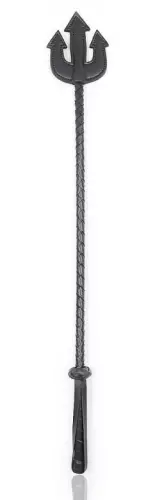 Reitgerte Trident 65cm Schwarz – 1/2