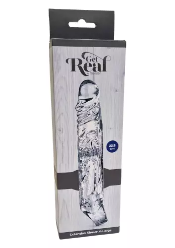 Penismanschette transparent Get Real XL 20 x 4cm – 2/3