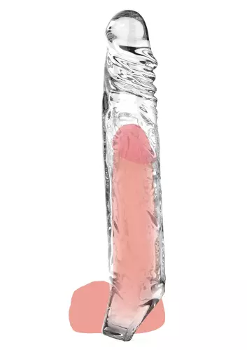 Penismanschette transparent Get Real XL 20 x 4cm – 3/3