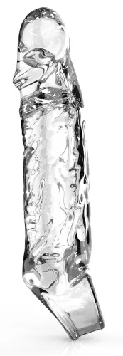 Penismanschette transparent Get Real M 13 x 3cm – 1/3