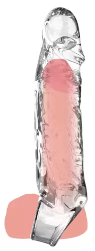 Penismanschette transparent Get Real M 13 x 3cm – 3/3