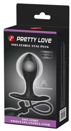 Aufblasbarer Butt Plug Inflat Shake Pretty Love 8 x 3cm – 2/5