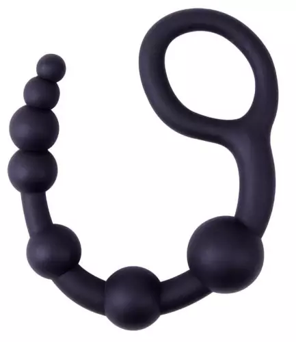 Analkugeln U Shape Schwarz Mont 30 x 4.5cm – 1/4