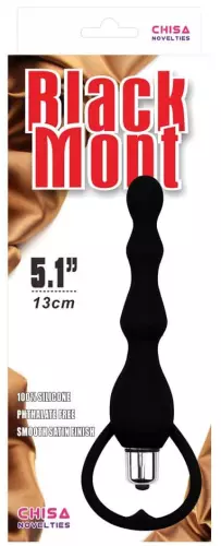 Vibrierende Perlenkette Tail Power Black Mont 12 x 3cm – 2/2