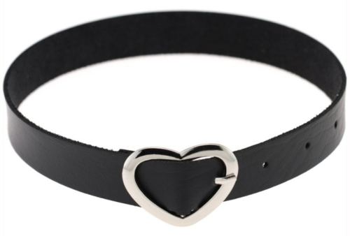 Heart Attach Choker Black