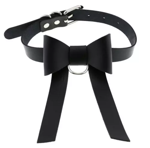 Halsband Bow Night Schwarz – 1/5