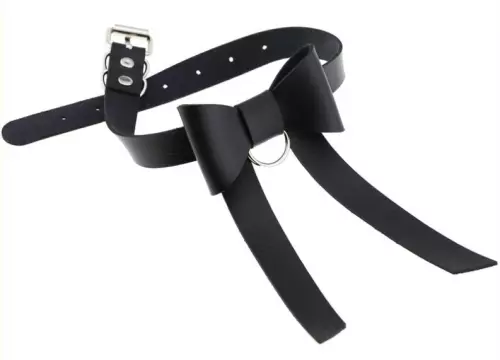 Halsband Bow Night Schwarz – 3/5
