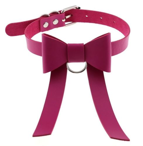 Bow Night Choker Rose