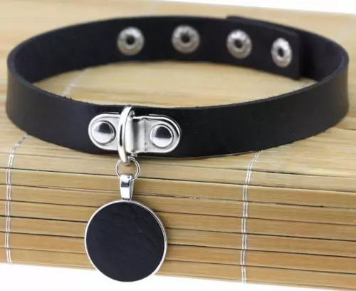 Halsband Round Moon Schwarz – 2/4