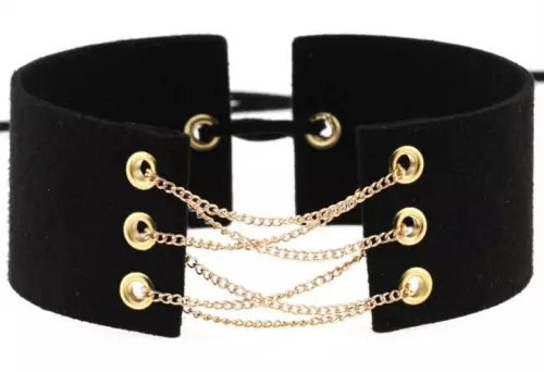 Halsband Coral Schwarz – 1/2