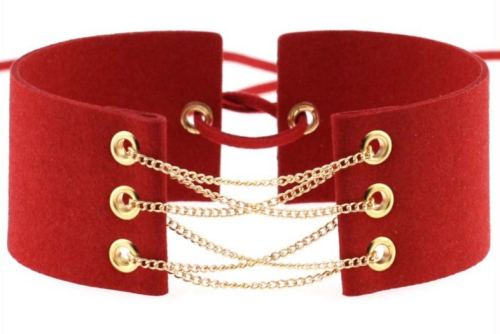 Coral Choker Red