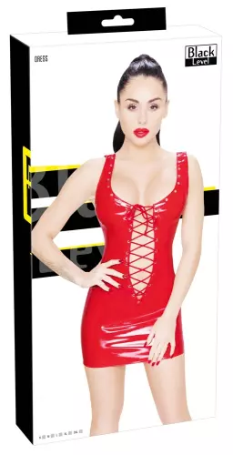 Vinyl-Kleid Dress Rope Rot – 4/4