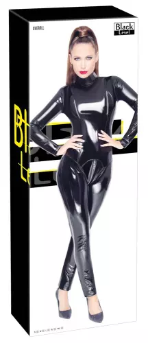Vinyl-Gesamtlook Overall Schwarz – 6/6