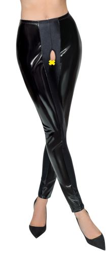Black Vinyl Legging Crotch