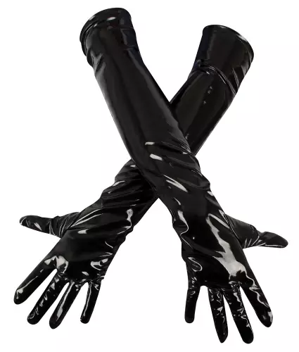 Vinyl-Handschuhe Gloves Schwarz – 3/6