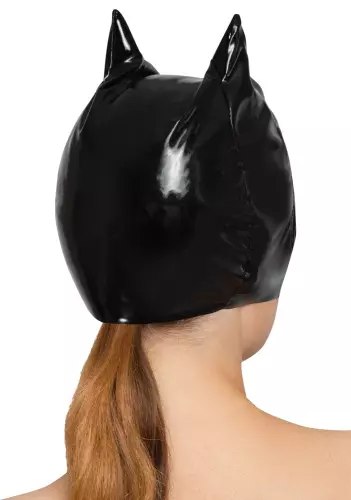 Katzenmaske aus Vinyl Cat Mask Schwarz – 2/4