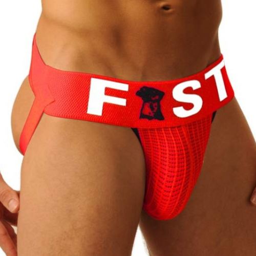 Red Fist Logo Jockstrap