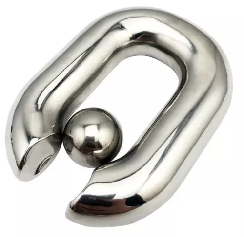 Metallischer Ballstretcher Oval Ball M 45 x 25mm - 425g – 3/6