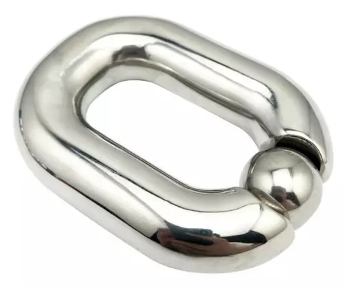 Metallischer Ballstretcher Oval Ball M 45 x 25mm - 425g – 4/6