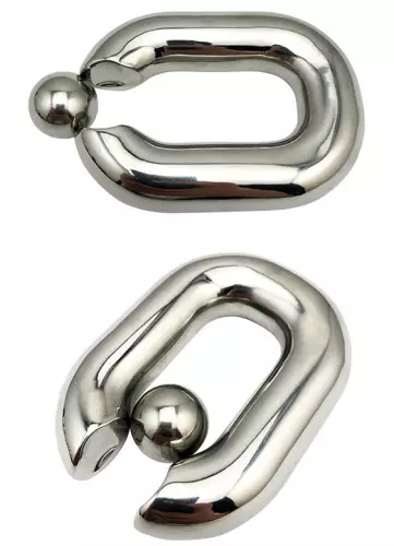 Metallischer Ballstretcher Oval Ball M 45 x 25mm - 425g – 5/6