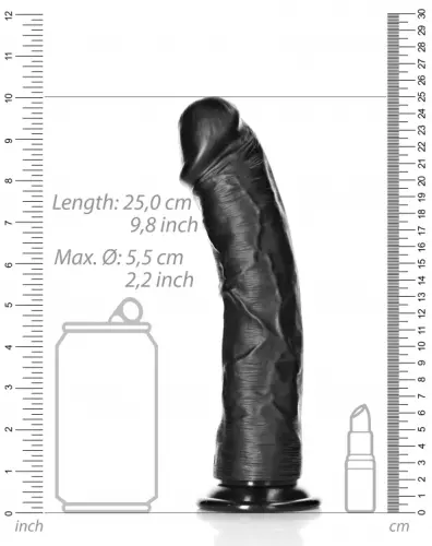 Dildo Curved Strong 23 x 5,5cm Schwarz – 7/7