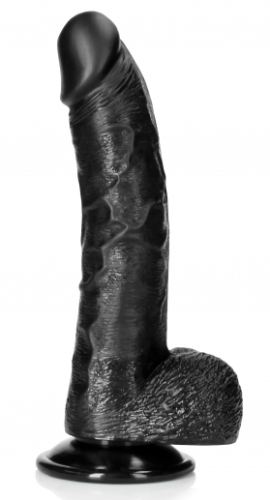 Curved RealCock Dildo 17 x 4.3cm Black
