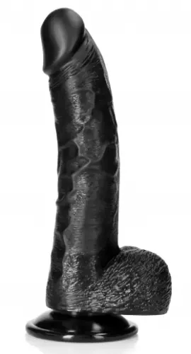 Dildo Curved RealCock 17 x 4,3cm Schwarz – 1/7