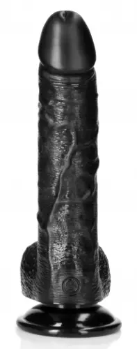 Dildo Curved RealCock 17 x 4,3cm Schwarz – 3/7